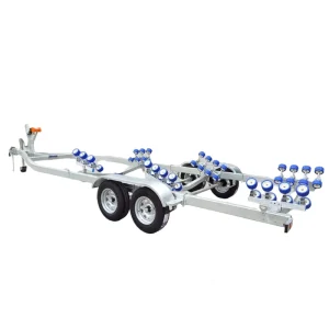 HRB760 Aluminum Watercraft Smart Trailer Long Boat Trailers Inflatable Boat Trailer