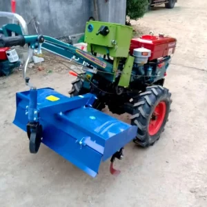 Hand Guided 12HP 2WD Walking Tractor with Engine for Soil Loosening and Ditching