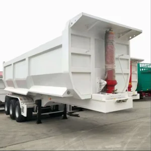 Heavy Duty 2/3/4/5/6 Axles U-Shape Dump Semi-Trailer Truck Trailers with Durable Tipper
