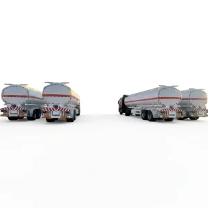 Heavy Duty 2/3 Axle Fuel Tank Semi Trailer 40CBM Oil Tank Trailer