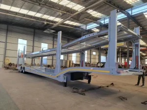 Heavy Duty 2 Axles Transport Trailers Car Carrying Carrier Factory Price Truck Cargo Semi Trailer Vehicle Trailer