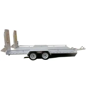 Heavy Duty 2.5T 3T 4T Planta Trailer Car Transport 16ft Manufacturer Steel Car Trailer with Ramp