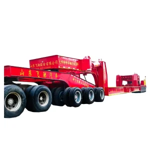 Heavy Duty 200 Tons Hydraulic Modular Trailer Semi Truck Trailer Lowbed Semi Trailer Customised Special Vehicles for Sale