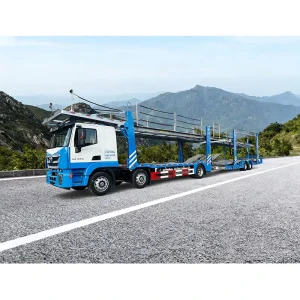 Heavy Duty 3 Axle 10 12 Cars Car Carrier Trailer for Port Terminal and Auto Factory Logistics