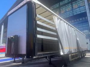 Heavy Duty 3 Axle Curtain Side Van Semi Trailer Customizable Logistics Transport Trailer