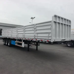 Heavy Duty 3 Axle Side Wall Semi Trailer for Agricultural Industrial and General Cargo Transportation
