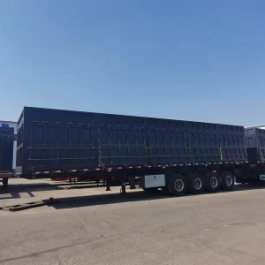 Heavy Duty 30-80T Box Semi Trailer Van Type Box Loader Container Truck Trailer in Stock