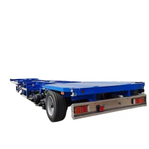 Heavy Duty 4 Axle Steel Skeleton Semi Trailer for Efficient Container Transport