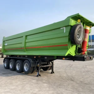 Heavy Duty 40ft 5 Axle 100 Ton 150 Tons 200t Stone Transportation Utility Tilt Equipment Dump Cargo Semi Trailer Truck
