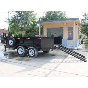 Heavy Duty 4800 kg Dump Trailer Farm Utility Trailer Dumping Farm Trailer