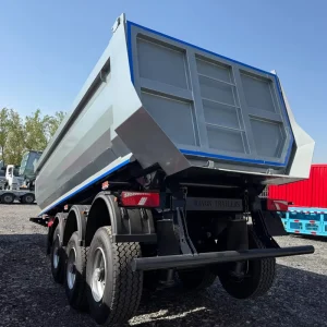Heavy Duty 50 to 80 Ton 3 4 Axle Dump Semi Trailer with Robust Construction for Large Capacity Hauling