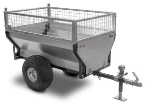 Heavy Duty ATV Off Road Trailer 500kg with Steel Mesh Cage for Construction