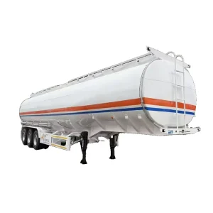Heavy Duty Aluminum Alloy Fuel Tank Semi Trailer Oil Tanker 3 Compartments (15,000L Each) 30 Tons Payload