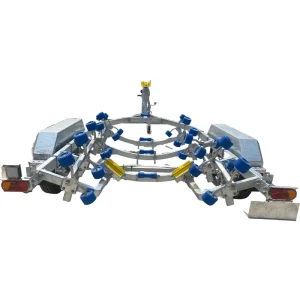 Heavy Duty Aluminum Boat Trailer Manufacturer for Large Commercial Boats Customizable
