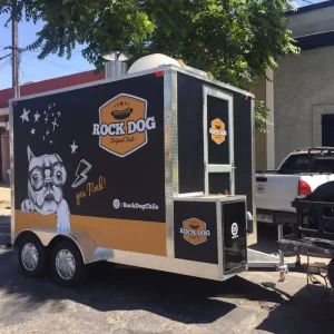 Heavy Duty Commercial Food Trailer Towable Vending Unit for Scenic Spot & Carnival Events