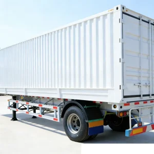 Heavy Duty Container Trailer High Capacity Logistics Transport Vehicle