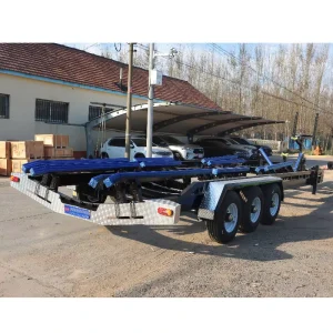 Heavy Duty Custom Boat Trailer for 7.5m 9.0m 10.8m Boats Adjustable Design Factory Direct Supply