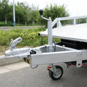 Heavy Duty Double Axle Steel Q235 Car Hauler Trailer Electric Winch Electric Brake 2500kg Capacity for ATV UTV Equipment