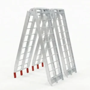Heavy Duty Electric Bike Ramp Solid Aluminum Foldable Universal for Motorcycle Scooter Loading Ramp Easy Storage