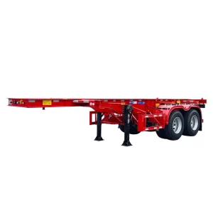 Heavy Duty Extra Durability Skeleton Semi Trailer Used to Transport Containers