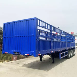 Heavy Duty Fence Semi Trailer 40/50ton Cargo Transport Semi Trailer