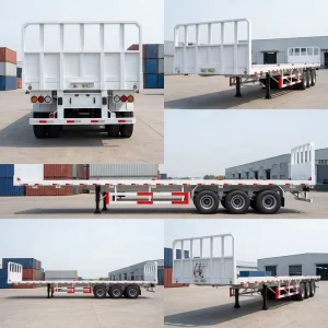 Heavy Duty Flatbed Semi Trailer