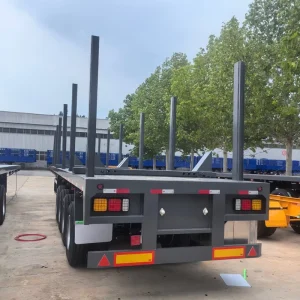 Heavy Duty Flatbed Semi Trailer for South America Robust Mining & Construction Use Anti Corrosion Design Factory Customize