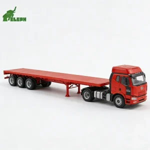Heavy Duty Flatbed Semi Trailer with High Strength Steel