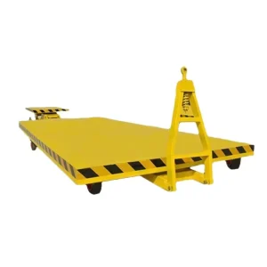 Heavy Duty Flatbed Trailer 1-50 Tons Capacity Material Transfer Vehicle Forklift Towed Transporter with Customizable Dimensions
