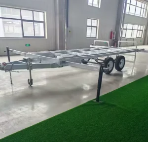Heavy Duty Flatbed Utility Container House Trailer for Commercial Use