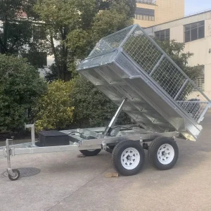 Heavy Duty Fully Welded Trailer Chassis Hydraulic Utility Box Tipping Trailer