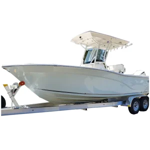 Heavy Duty Galvanized Marine Trailer Boat 2000kg Load Capacity Model 7100x2300mm Dual Axle Design