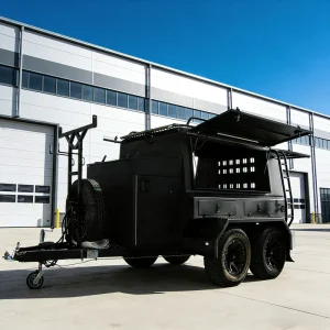 Heavy Duty Galvanized Tradesman Trailer for Mining Construction Tool Transport