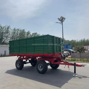 Heavy Duty Garden Lawn Farm ATV Dump Tractor Trailer
