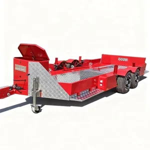 Heavy Duty Hydraulic Drop Deck UTV ATV Motorcycle Racing Car Trailer