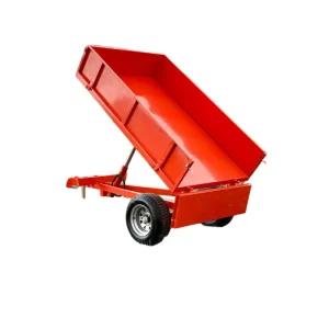 Heavy Duty Hydraulic Side Wall Dump Semi Trailer Q235 Steel 1500kg Payload Bulk Cargo Construction Transport Factory