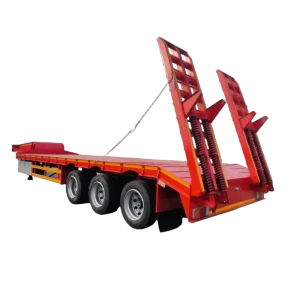 Heavy Duty Light Weight Design 3 Axle High Duty 60T Low Bed Trailer