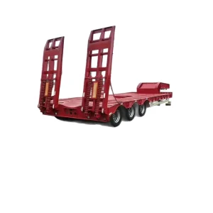 Heavy Duty Low Bed Semi Trailer With Customizable Specifications for Logistics