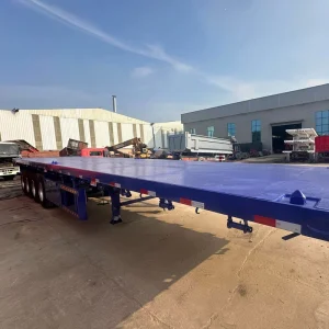 Heavy Duty Low Bed Semi Trailer for Oversized Equipment Transport
