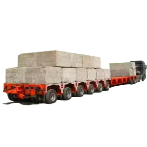 Heavy Duty Multi-axle 200 Ton Low Bed Semi Trailer