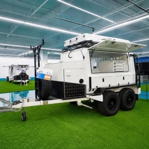 Heavy Duty Off Road Tradesman Trailer Enclosed Utility Trailer for Tools Equipment Contractor and Worksite