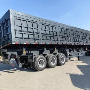 Heavy Duty Side Rollover Dump Tipper Semi Trailer Dumper Semi Trailers Tractor Hydraulic Side Dump Truck Trailer for Sale