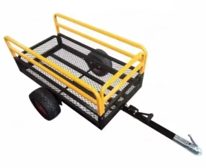 Heavy Duty Steel ATV Dump Trailer ATV Utility Trailer Metal Tow Behind Car Trailers with Removable Sides