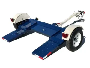 Heavy Duty Steel Car Tow Dolly Trailer 4900 Lbs Capacity Swivel Pan Hauler Vehicle Carrier Towing Equipment Machine