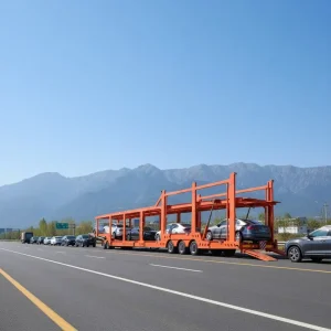 Heavy Duty Steel Semi Trailer 2 3 4 Axle Hydraulic Truck Trailer Transport 8 10 Cars 25 30 Tons 12R22.5 Air Suspension