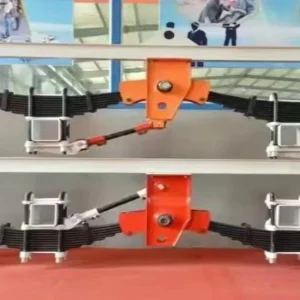 Heavy Duty Three Axle Mining Transport Semi Trailer Spare Parts for Mechanical Suspension