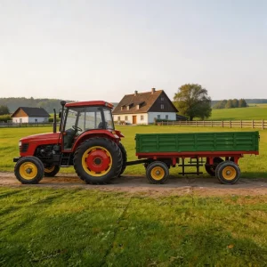 Heavy Duty Tractor Trailer 1-10 Ton Farm Transport Trailer for Grain Fertilizer
