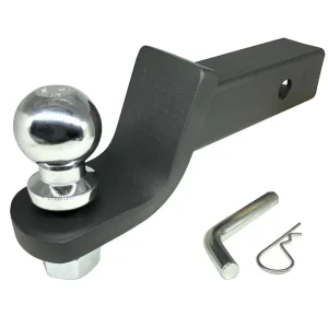 Heavy Duty Trailer Ball Mount with 2 Hitch Ball and Pin 2 Receiver Drop Hitch for Towing