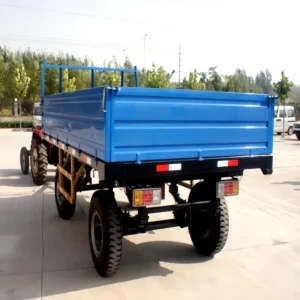 Heavy Duty Trailer Multi Vehicle Compatible High Strength Steel Cargo Transport and Easy Unload for Orchards
