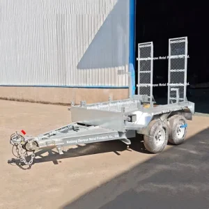 Heavy Duty Utility Trailer with Loading Ramps Agricultural & Small Machinery Transport